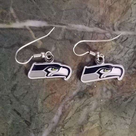 NFL Jewelry - Seattle Seahawks Dangle Earrings